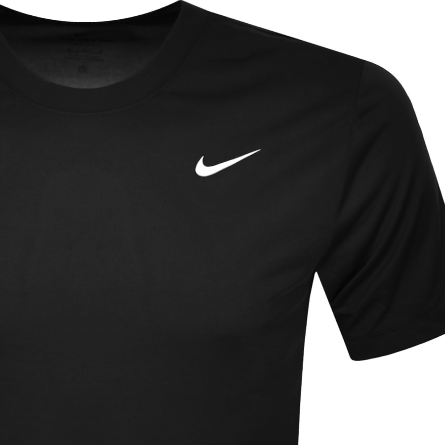 Nike black running t shirt shop